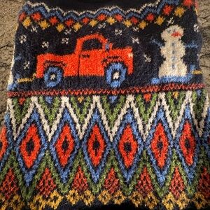 Old Navy - Boys Navy Blue Festive Winter Sweater - Size 2T